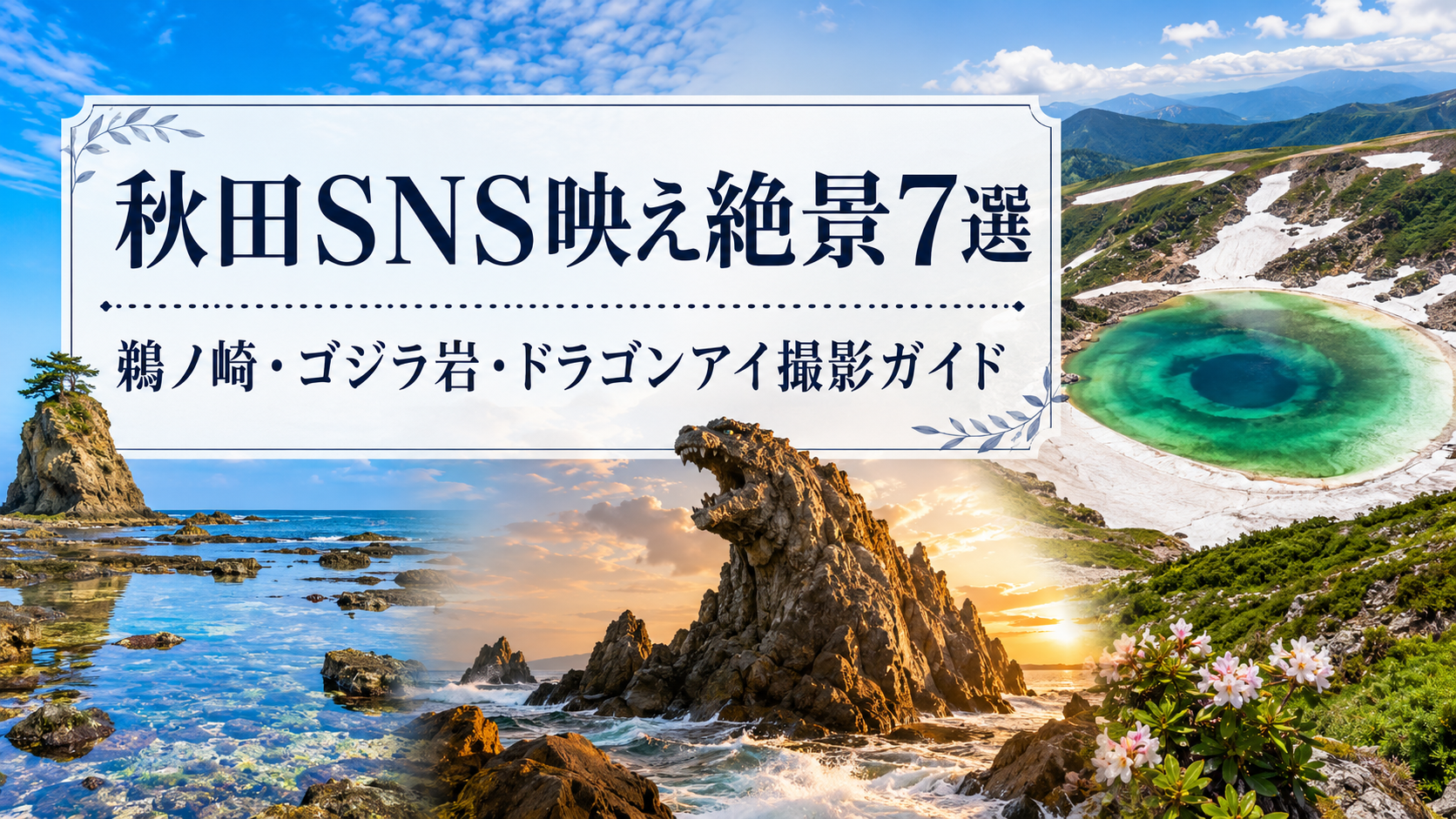 秋田の紅葉が美しい絶景スポット。鮮やかな紅葉に囲まれた滝と清流、石畳の遊歩道が広がる秋の風景はSNS映え抜群で、秋田のインスタ映え撮影ガイドに最適です。