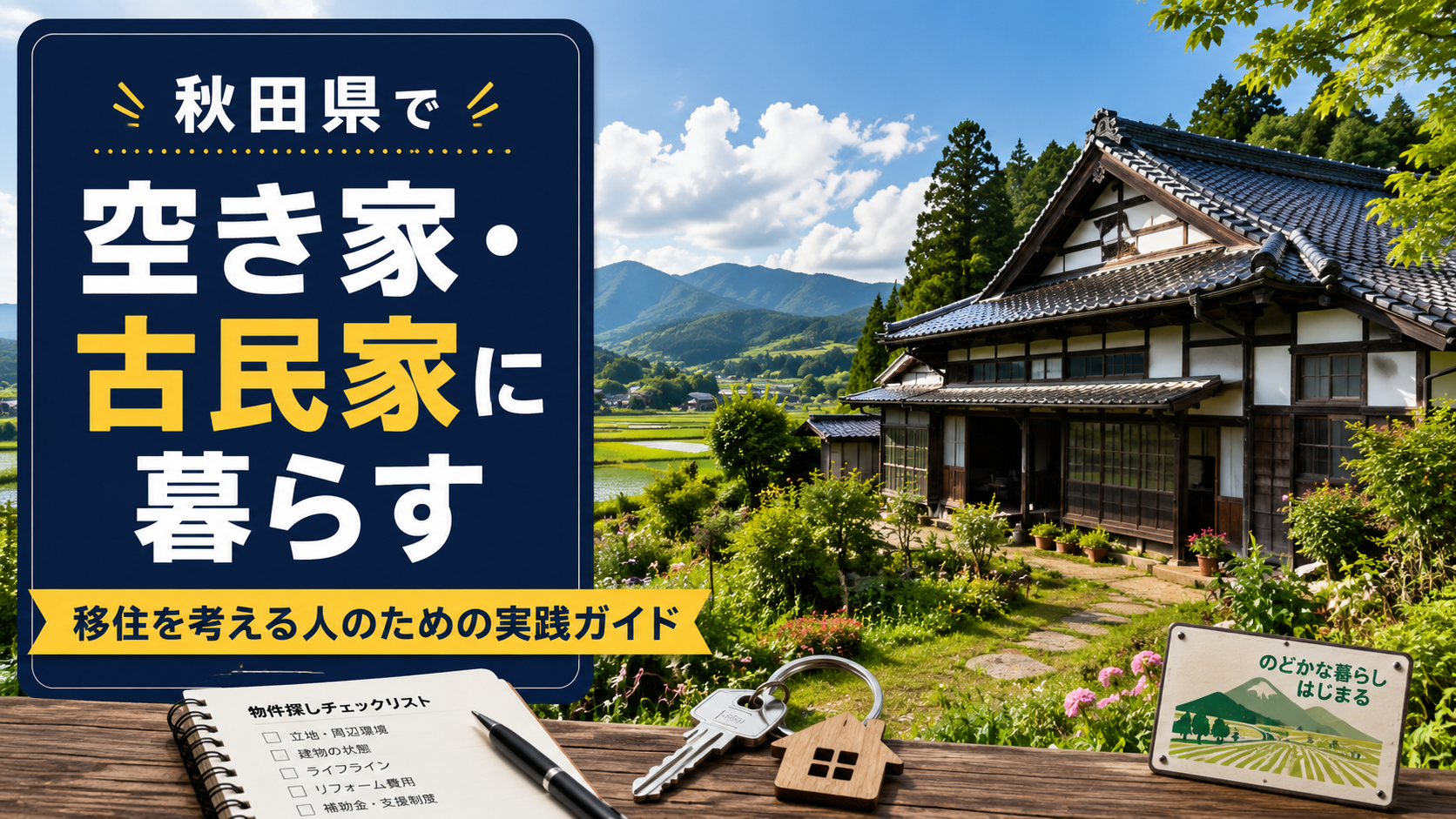秋田県で空き家・古民家に暮らす——移住を考える人のための実践ガイド